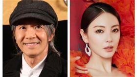 ▲周星馳；張雨綺。（圖／翻攝自微博） 