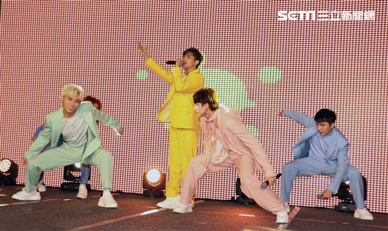 新男團ALL IN 5發片記者會。（記者邱榮吉/攝影）