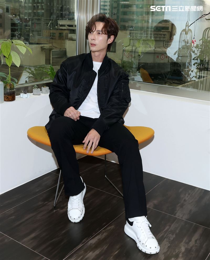 全明星陳勢安三立新聞網專訪。（記者邱榮吉/攝影）