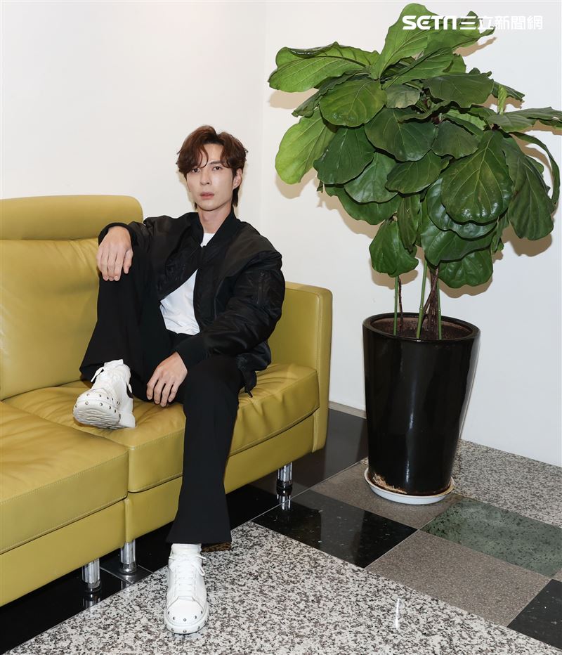 全明星陳勢安三立新聞網專訪。（記者邱榮吉/攝影）