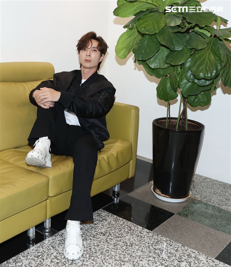 全明星陳勢安三立新聞網專訪。（記者邱榮吉/攝影）