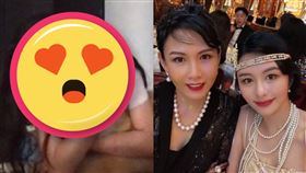 邱淑貞大女兒沈月、二女兒沈日（圖／翻攝自微博）