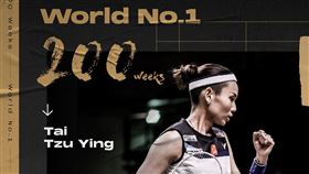 戴資穎世界球后200週（圖／翻攝自戴資穎臉書）