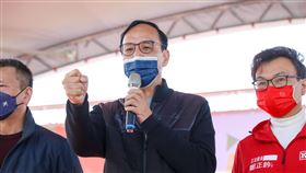 朱立倫參加新竹縣峨眉桶柑產業開幕（圖／國民黨提供）