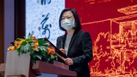 蔡英文出席「七海文化園區暨蔣經國圖書館」開幕典禮（圖／總統府提供）