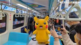 最新打卡景點！寶可夢數位彩繪列車曝　群創、北捷強強聯手。（圖／記者戴玉翔攝影）