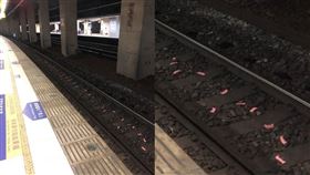 鐵軌,紅紙,台鐵,墊片(翻攝自 Dcard)