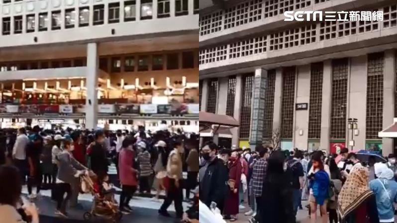 直擊北車疫苗站可怕群聚！她路過抖爆