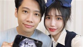 「這群人」尼克和老婆Ashly積極「做人」，今天曬出超音波照片宣布有喜。（圖／翻攝自IG／nickwang1988）