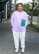 關韶文三立新聞網專訪。（記者邱榮吉/攝影）