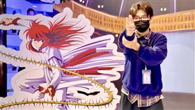 三創生活園區1F十二立方打造「玩轉動漫遊」，以及「幽☆遊☆白書」主題快閃餐廳和周邊商品販售區。（圖／三創生活提供）