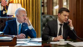 美國總統拜登（左）、烏克蘭總統澤倫斯基（右）。（圖／翻攝自President Biden推特、zelenskiy_official IG）