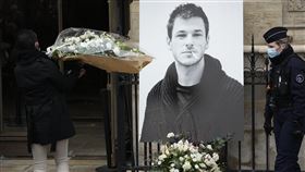 加斯帕德尤利爾（Gaspard Ulliel）葬禮。（圖／美聯社／達志影像）