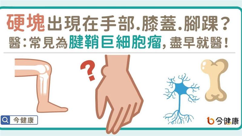 手、膝蓋、腳踝出現硬塊？　要注意！