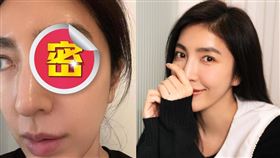 楊謹華眼球突然爆血。（圖／翻攝自楊謹華臉書）