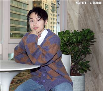 顏佑庭三立新聞網專訪。（記者邱榮吉/攝影）