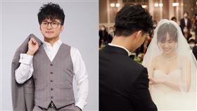 吳姍儒結婚、唐從聖（圖／容易文創提供、翻攝自唐從聖臉書）