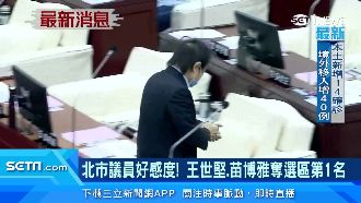 北市議員好感度　泛綠表現佳選區第1