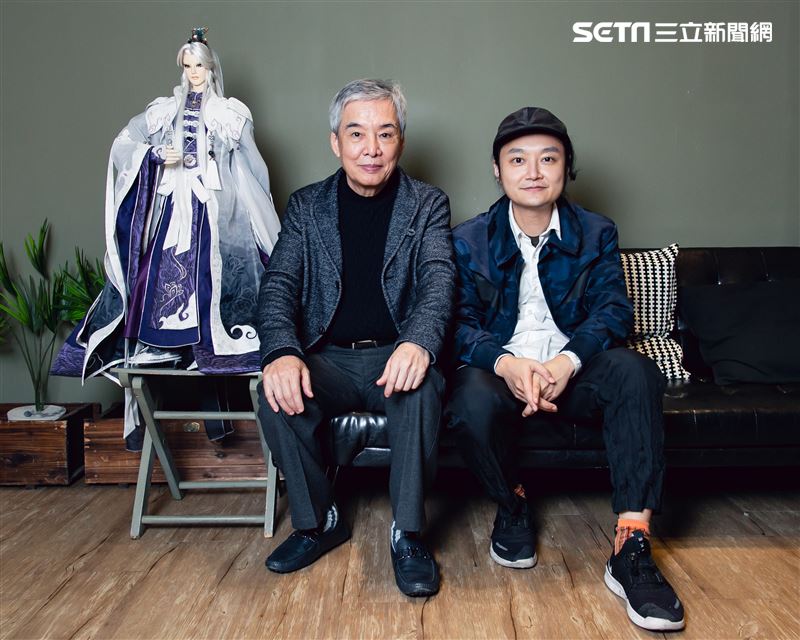 黃強華、黃亮勛《素還真》三立新聞網專訪。（圖／記者楊澍攝影）