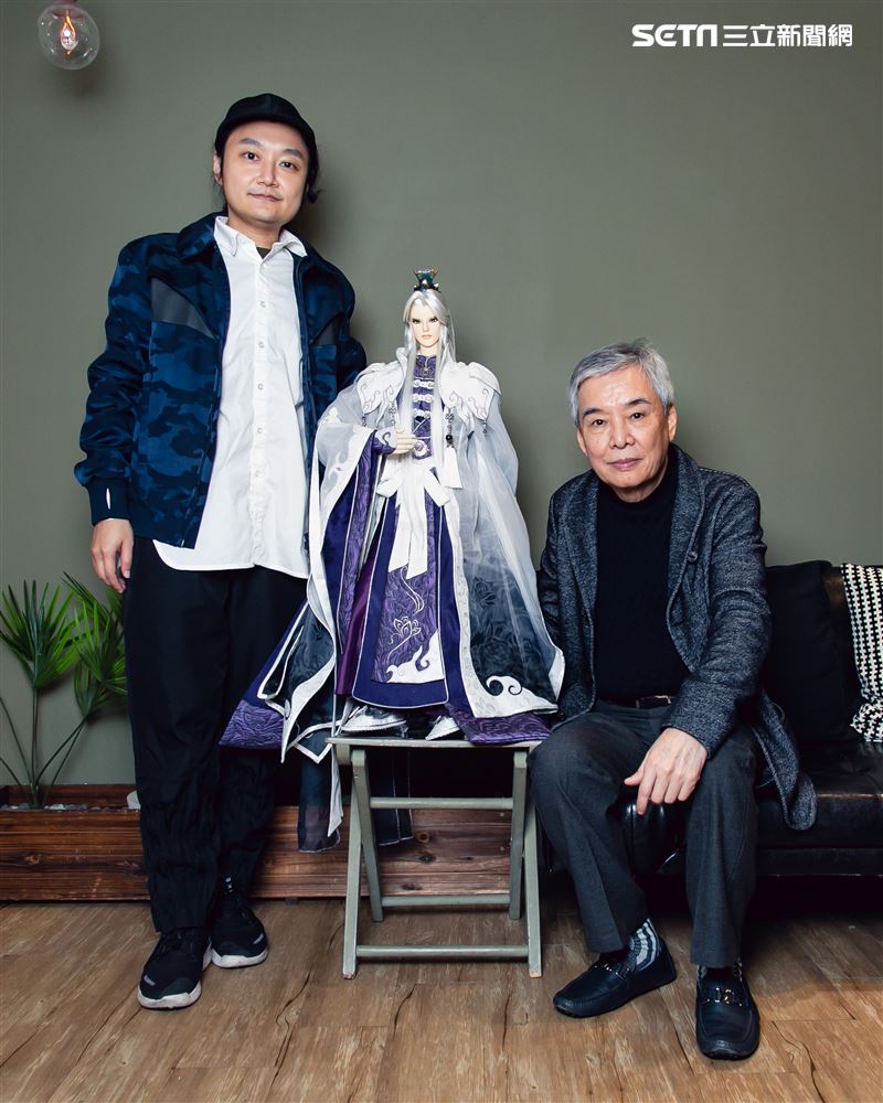 黃強華、黃亮勛《素還真》三立新聞網專訪。（圖／記者楊澍攝影）