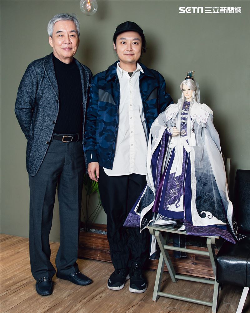 黃強華、黃亮勛《素還真》三立新聞網專訪。（圖／記者楊澍攝影）