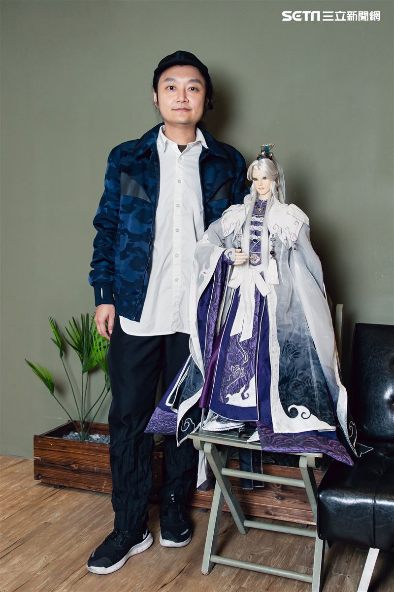 黃強華、黃亮勛《素還真》三立新聞網專訪。（圖／記者楊澍攝影）
