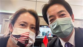 副總統賴清德與駐美代表蕭美琴自拍（圖／翻攝賴清德臉書）