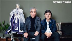 黃強華、黃亮勛《素還真》三立新聞網專訪。（圖／記者楊澍攝影）