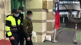 新北市阮男縱火燒毀美甲店老闆娘機車遭送辦。（圖／翻攝畫面）