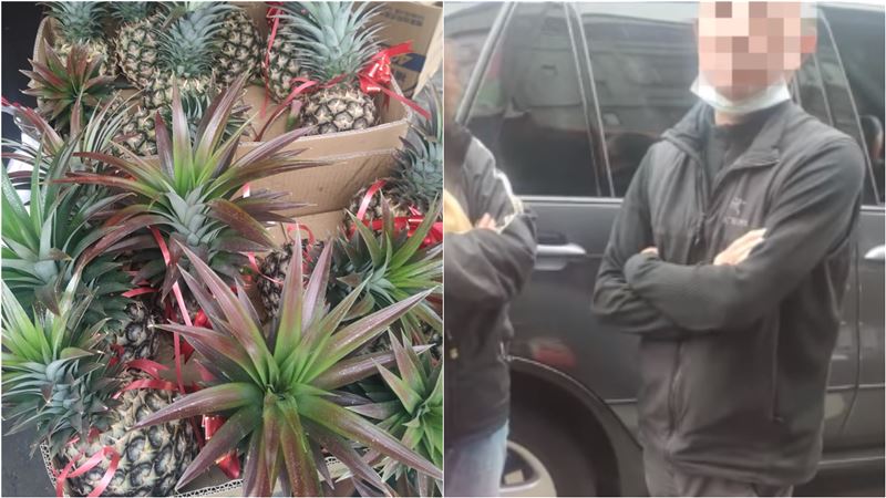 鳳梨太熟吵退貨　水果攤：硬凹笑死人