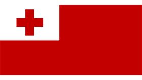 東加王國，國旗。
（圖／翻攝自維基百科）