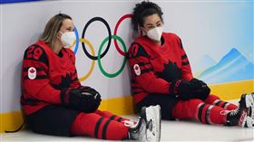 北京東奧加拿大冰球選手。（圖／美聯社／達志影像）