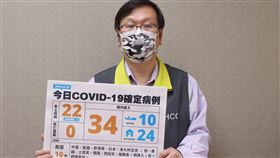 莊人祥說明疫情。（圖／指揮中心提供）