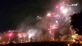 逾百移工齊聚放煙火慶新年　居民氣炸