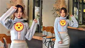 安心亞,帶財,挖洞,事業線,拜年(翻攝自 安心亞 臉書)