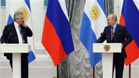 阿根廷總統會晤蒲亭 深化兩國戰略夥伴關係（圖／美聯社／達志影像）