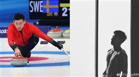 ▲中國冰壺選手凌智曾是雜技演員。（圖／路透社／翻攝自凌智微博）