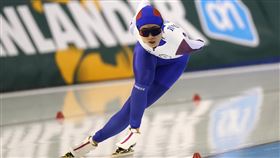 ▲滑冰女將黃郁婷2月7日在北京冬奧亮相。（圖／美聯社／達志影像）