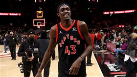 ▲席亞康（Pascal Siakam）第一節攻下21分。（圖／路透社／達志影像）