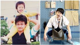 蔡阿嘎,數學題,生小孩,歲數,題目,叔叔,蔡波能,兒子（圖／翻攝自蔡阿嘎IG