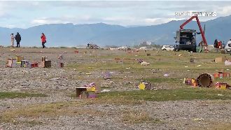 春節湧人潮　台東海濱公園見滿地垃圾