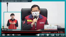 桃園市長鄭文燦，2/6 上午記者會  翻攝畫面
