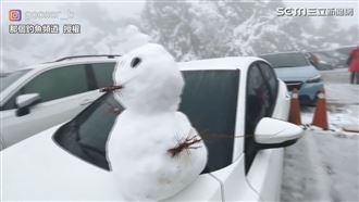 合歡山追雪成功！他讚嘆：像另個世界