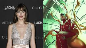  達珂塔·強生（Dakota Johnson）、達珂塔強生、蜘蛛夫人。（圖／美聯社／達志影像、翻攝自漫威維基）