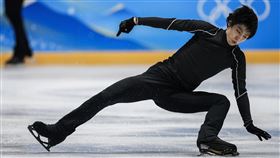 羽生結弦抵達北京。（圖／美聯社／達志影像）