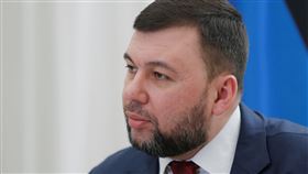 俄羅斯支持的烏克蘭東部分離運動領導人普希林（Denis Pushilin）（圖／路透社／達志影像）