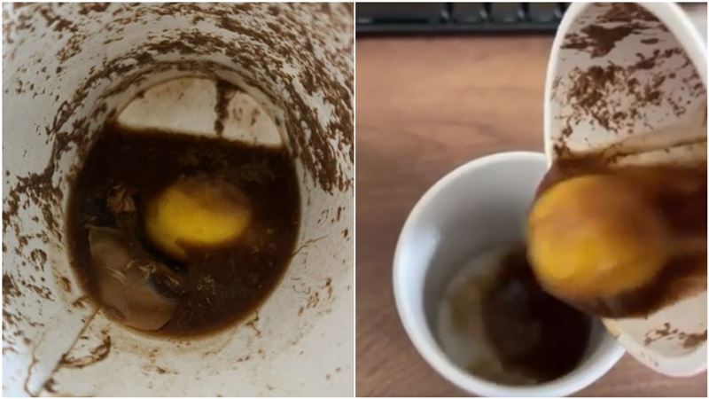 早餐備註加蛋！他喝咖啡嚇：泡在裡面