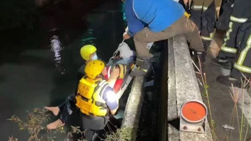 酒後不慎跌落圳溝　調節水量撿回一命
