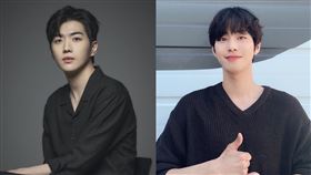 《衣袖紅鑲邊》的姜勛（左圖）和新一代男神安孝燮（右圖）有望在韓版《想見你》飾演情敵。（圖／翻攝自IG／khoonyy、imhyoseop）