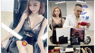 長瀨昆妮騎車大走光！連千毅急切鏡頭